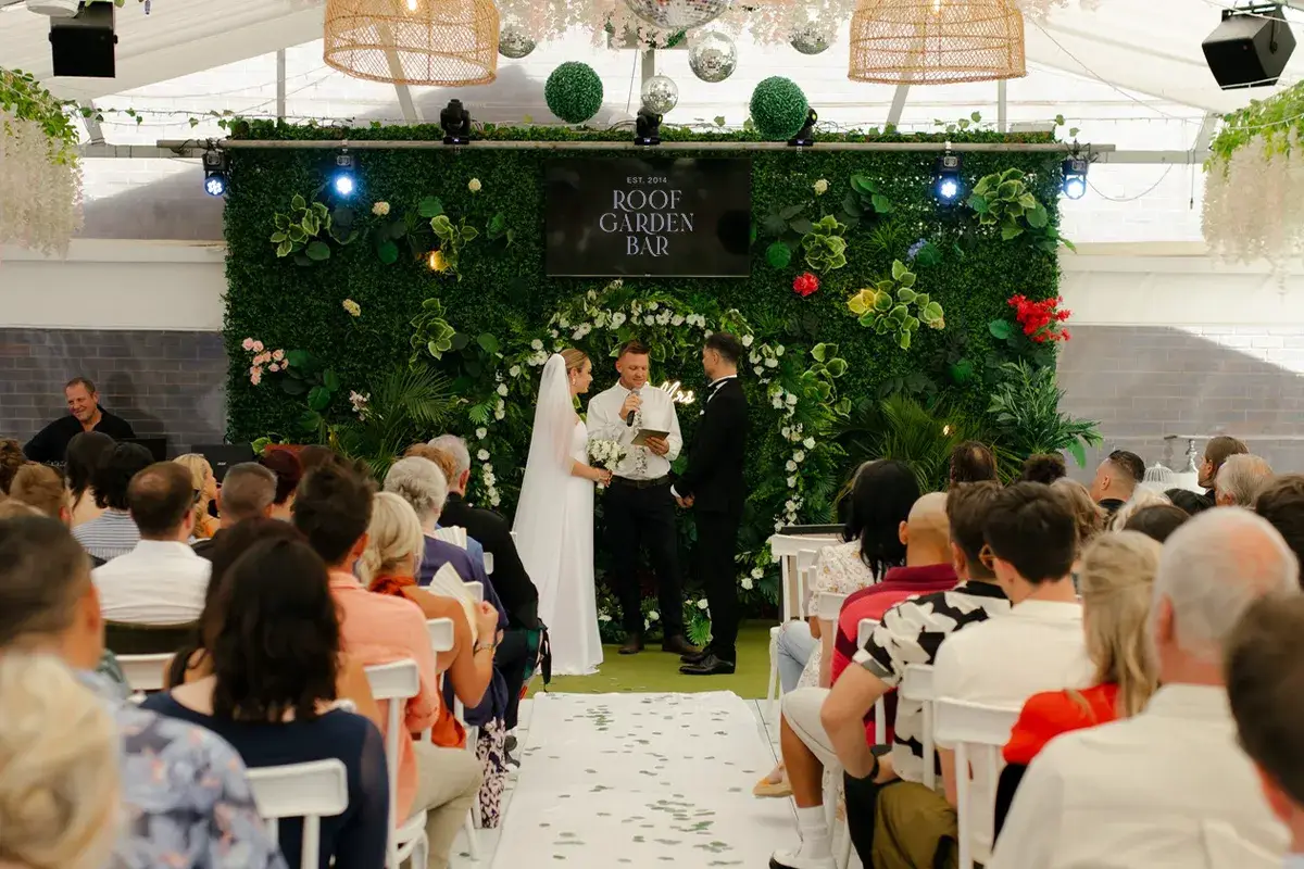 Roof Garden Bar Wedding Carousel Image 7